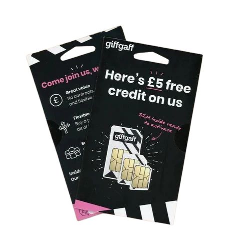 Lifetime Giffgaff UK Sim Card