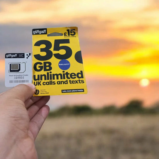 Lifetime Giffgaff UK Sim Card